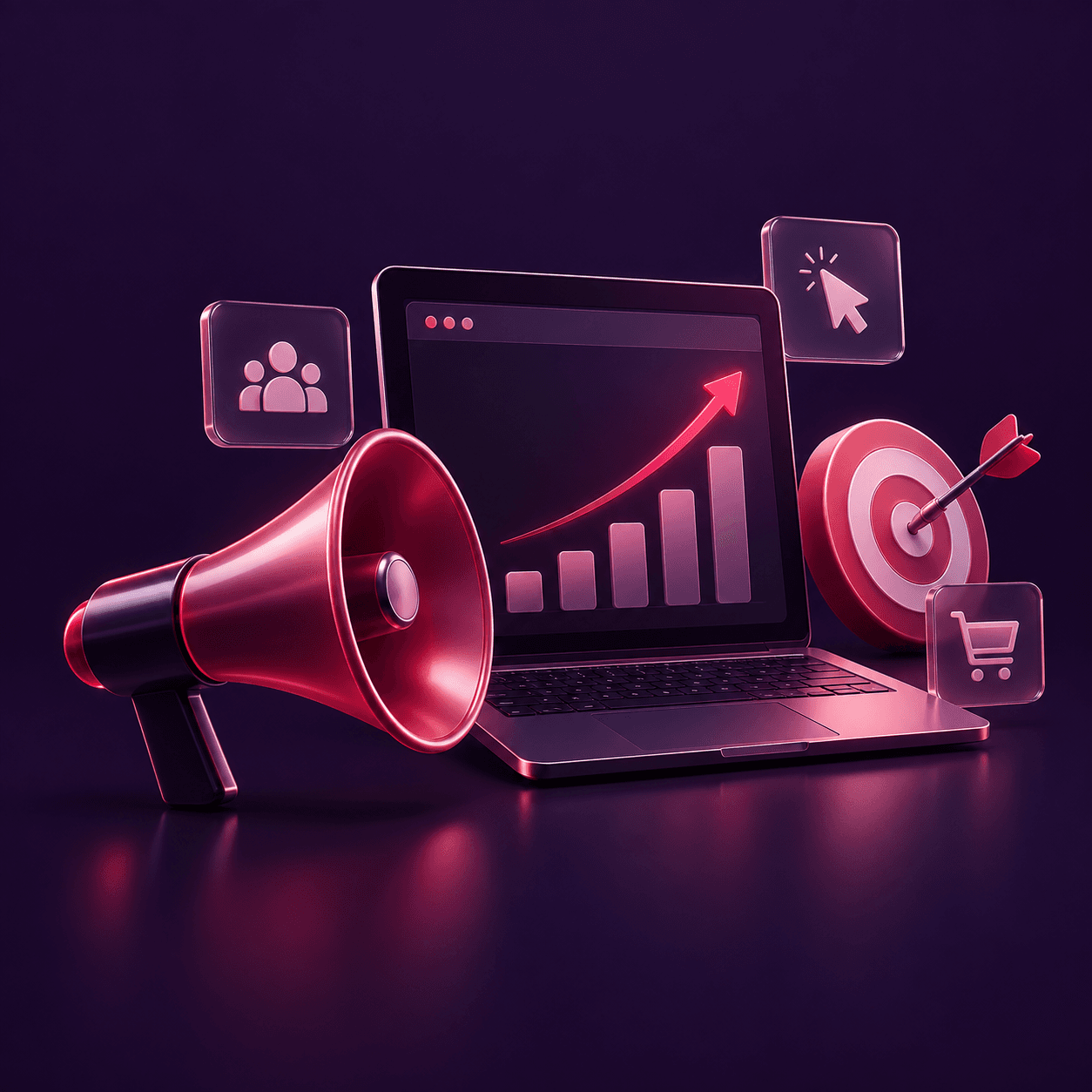 Performance marketing concept