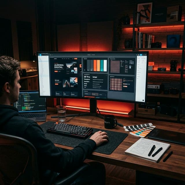 Digital product interface concept